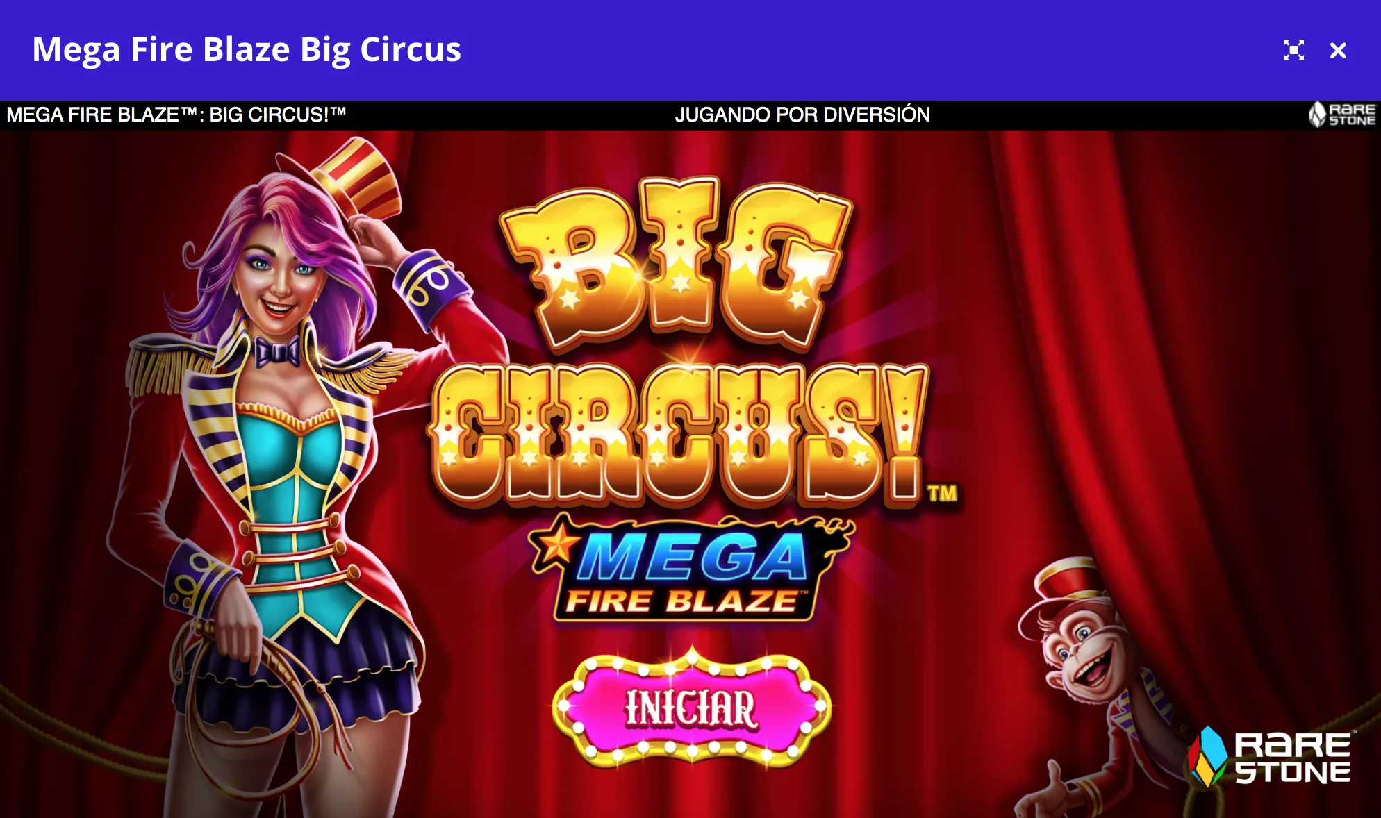 Mega Fire Blaze Big Circus free play